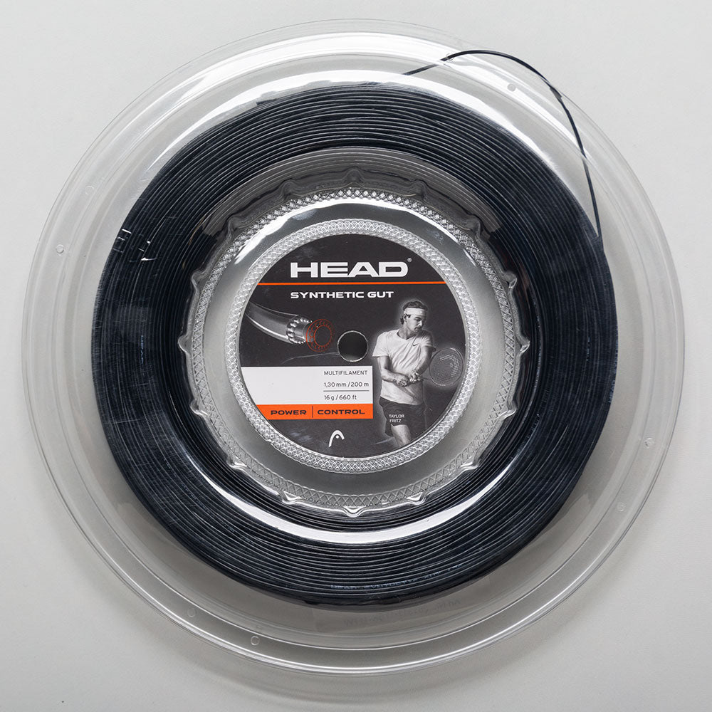 Head LYNX TOUR Tennis String (Black) - 1.30mm 16G - 660ft 200m Reel