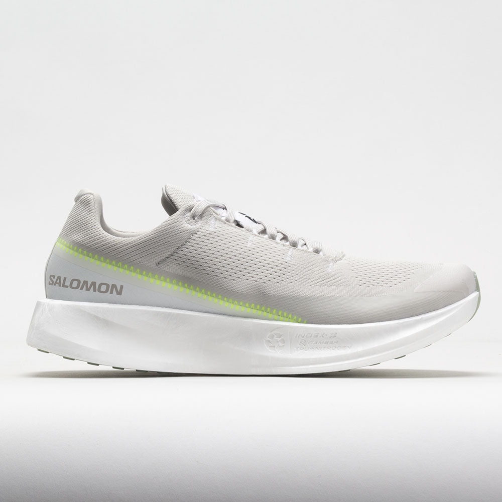 Salomon Index.02 Men's Running Shoes White/Lunar Rock/Yellow Size 12.5 Width D - Medium