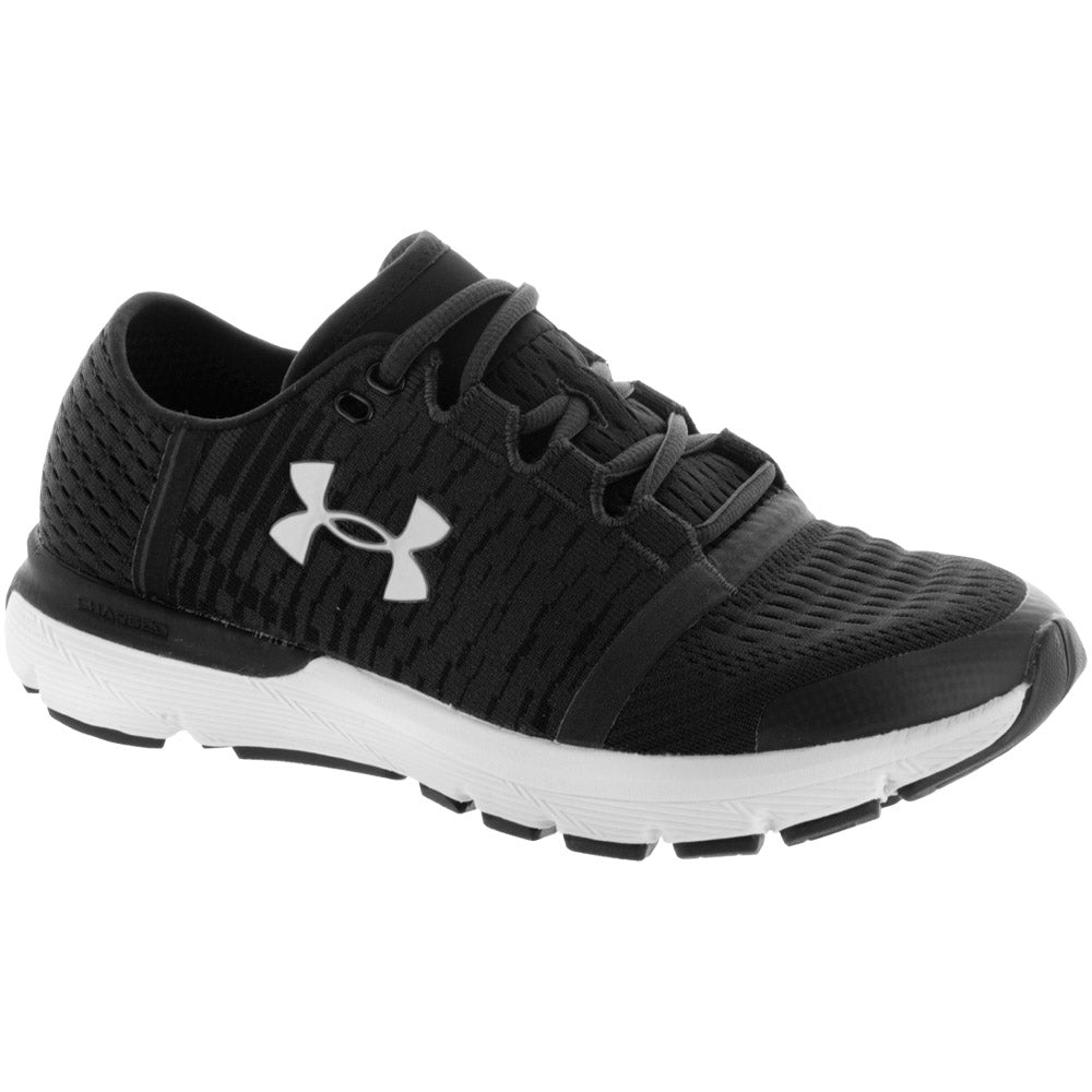 womens black under armour tennis shoes