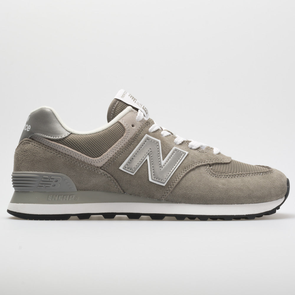 grey and white new balance 574