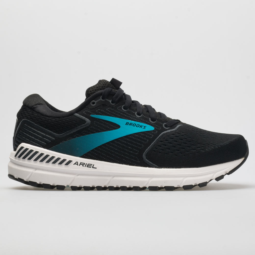 Brooks Ariel 2020 Women's Running Shoes Black/Ebony/Blue Size 10.5 Width EE - Extra Wide