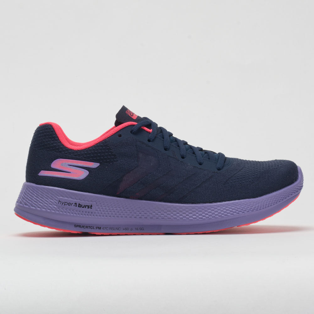 Skechers GOrun Razor+ Women's Running Shoes Navy/Purple/Neon Pink Size 10 Width B - Medium -  Skechers Performance, 130001-NVPR