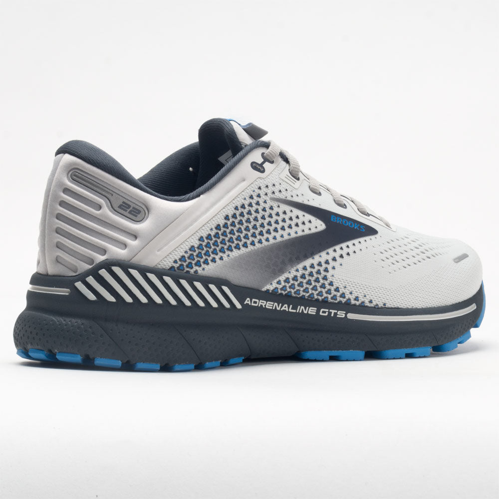 Men's Brooks Adrenaline GTS 22 Oyster/India Ink-Blue 110366 2E 023 Size ...