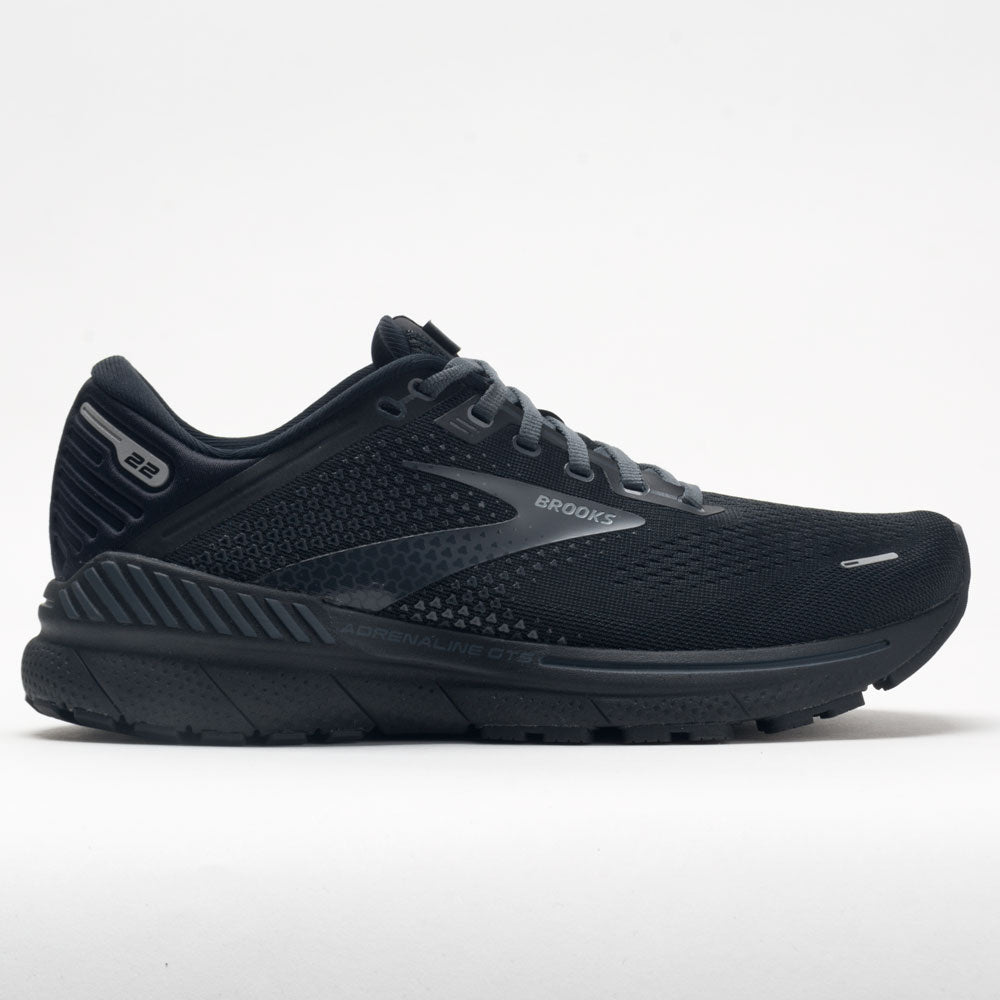 Brooks Adrenaline GTS 22 Women's Running Shoes Black/Black/Ebony Size 9 Width B - Medium
