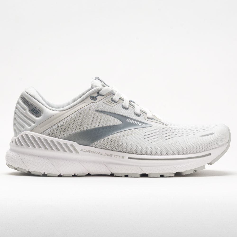Brooks Adrenaline GTS 22 Women's Running Shoes White/Oyster/Primer Gray Size 12 Width D - Wide