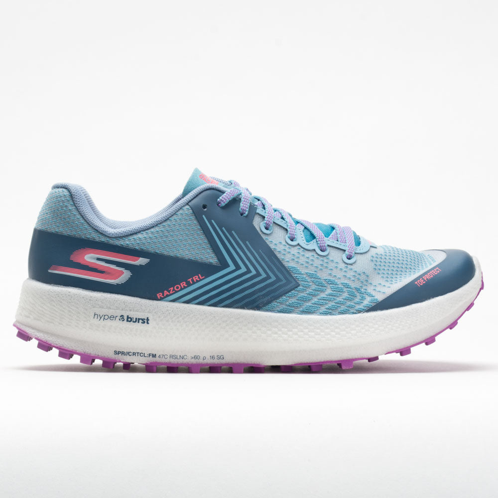 Skechers GOrun Razor TRL Women's Trail Running Shoes Blue/Purple Size 8.5 Width B - Medium -  Skechers Performance