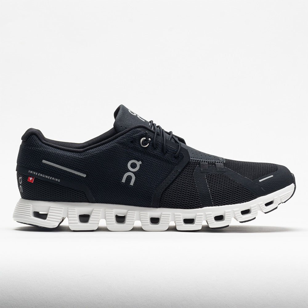 On Cloud 5 Men's Running Shoes Black/White Size 11.5 Width D - Medium -  On Running