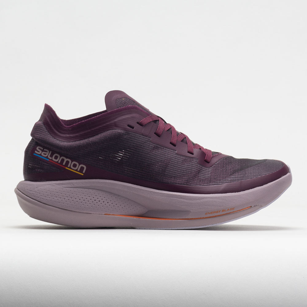 Salomon Phantasm Women's Running Shoes Grape Wine/Quail/Purple Heather Size 7.5 Width B - Medium
