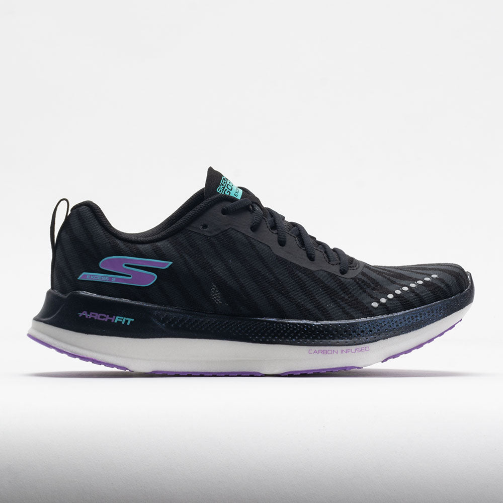 Skechers GOrun Razor Excess 2 Women's Running Shoes Black/Purple Size 7 Width B - Medium -  Skechers Performance