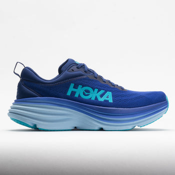 HOKA Bondi 8 Men's Black/White – Holabird Sports