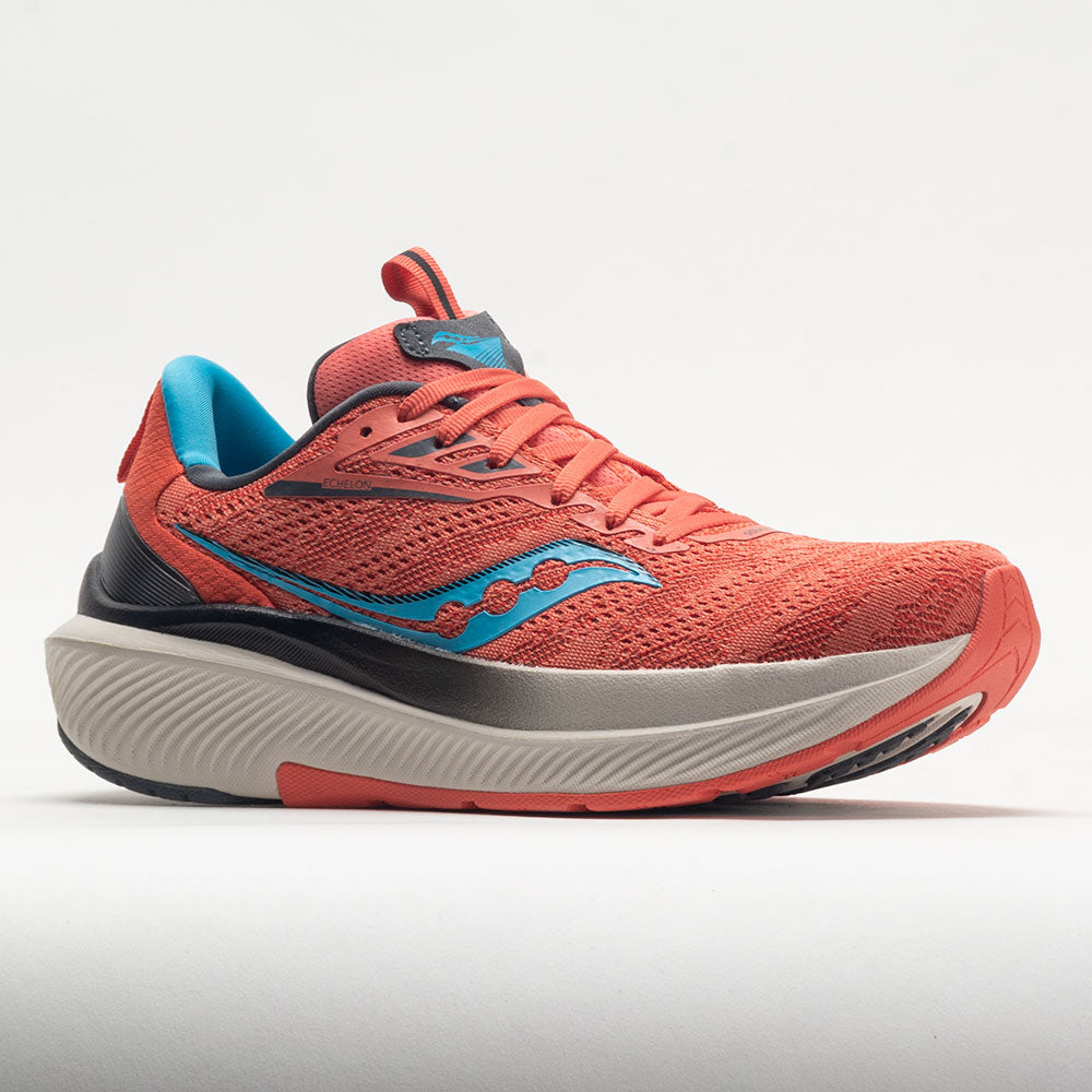 Saucony Echelon 9 Women's Coral/Ocean – Holabird Sports