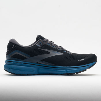 Brooks Ghost 15 Men's Black/Blackeded Pearl/Blue (Item #048996)