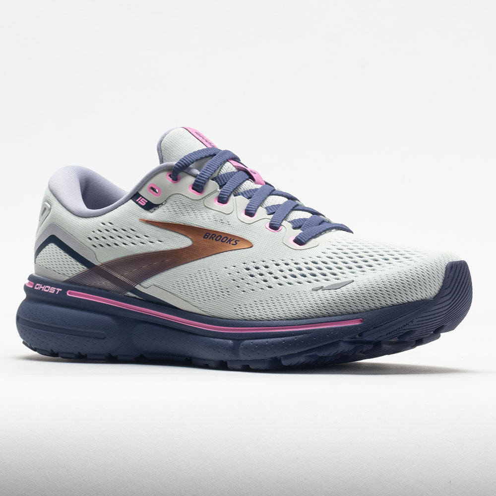 Brooks Ghost 15 Women's Spa Blue/Neo Pink/Copper – Holabird Sports