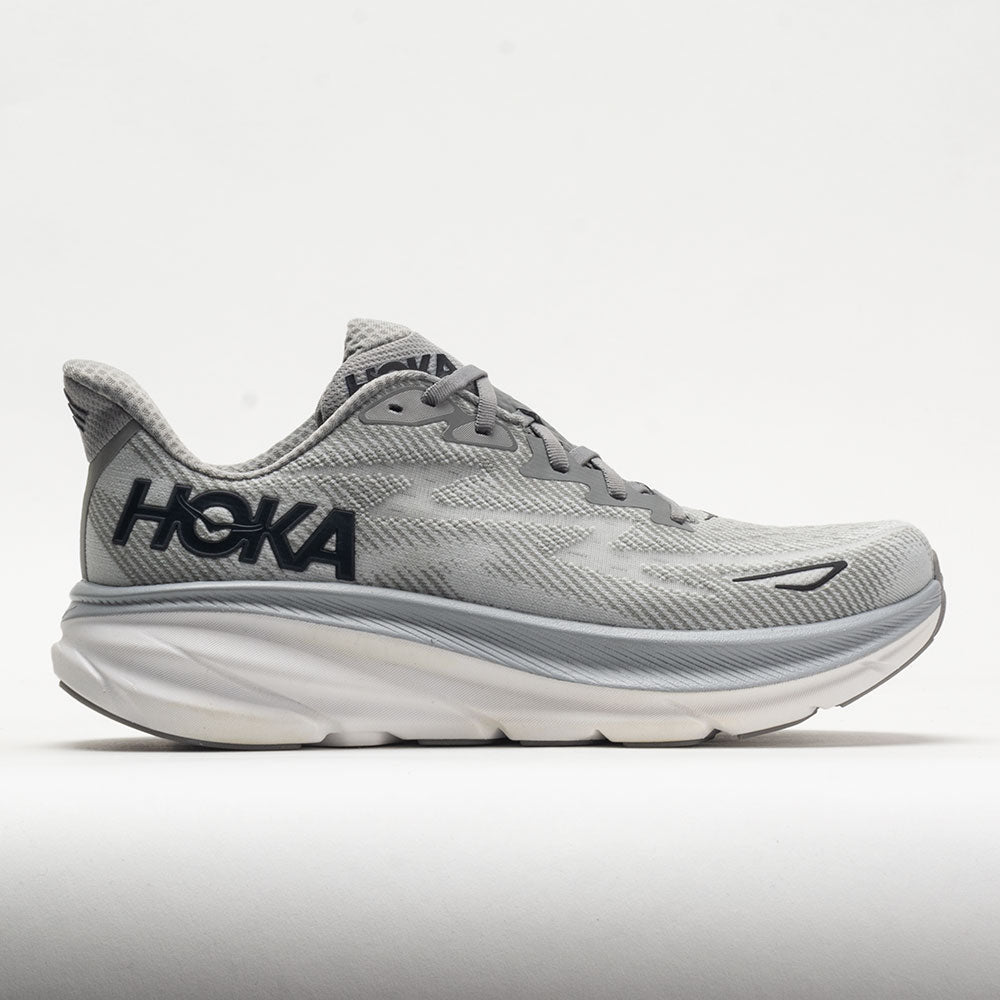 HOKA Clifton 9 Men's Running Shoes Harbor Mist/Black Size 12.5 Width D - Medium