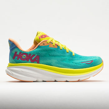 Men's HOKA ONE ONE Clifton 9 - Zest/Lime Glow - Pacers Running