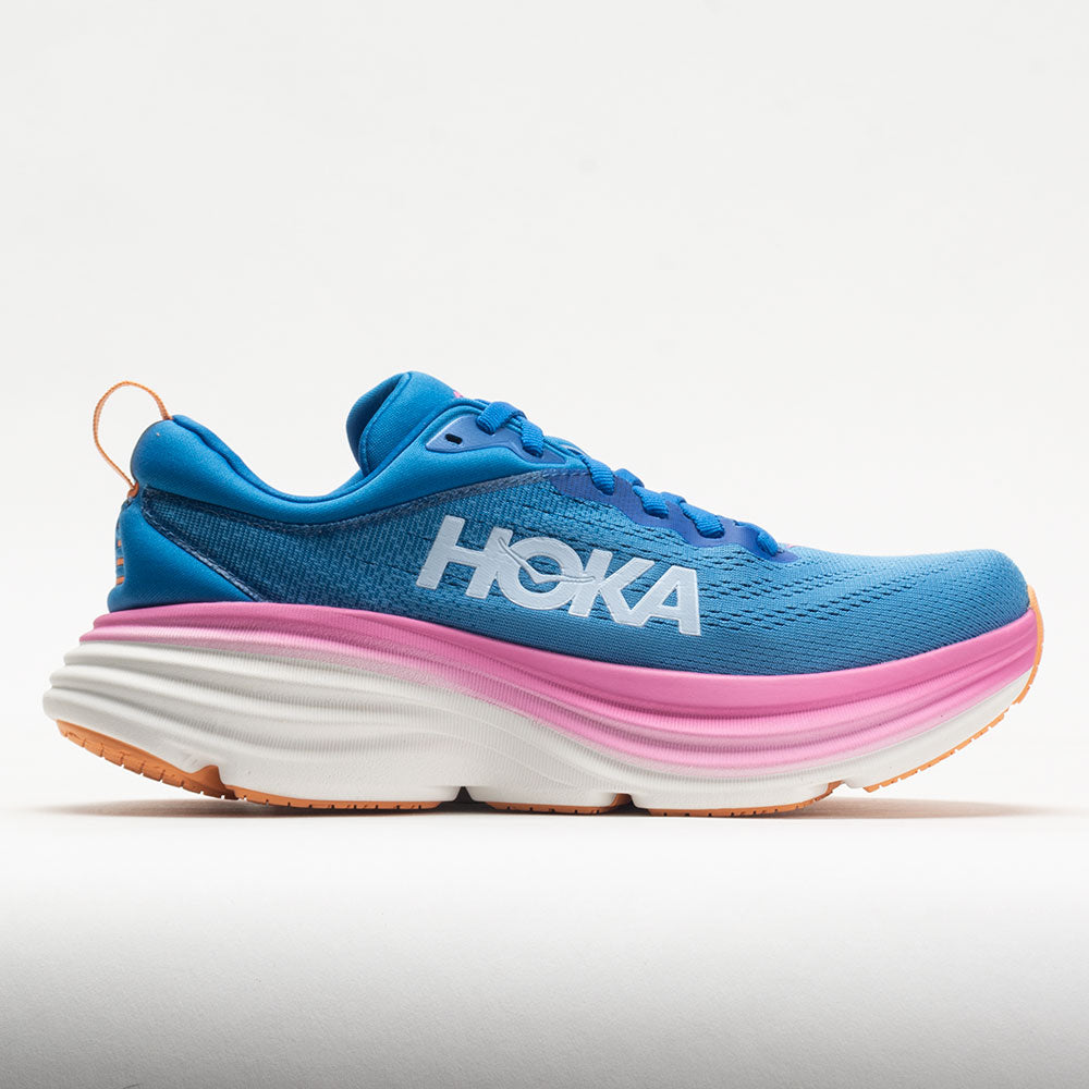 HOKA Bondi 8 Women's Running Shoes Coastal Sky/All Aboard Size 10.5 Width D - Wide