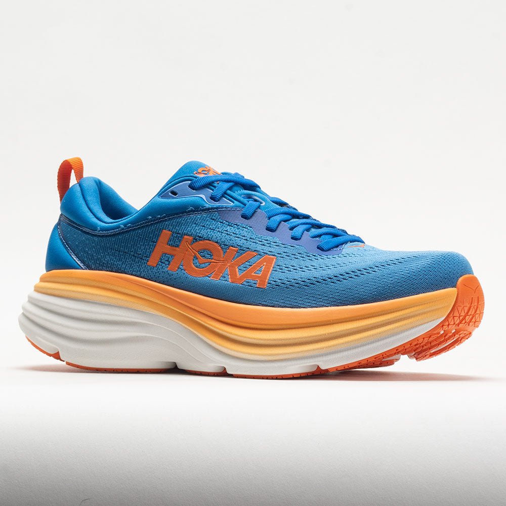 HOKA Bondi 8 Men's Coastal Sky/Vibrant Orange – Holabird Sports