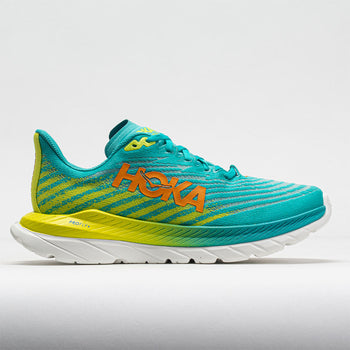 HOKA Mach 5 Men's Evening Primrose/Scuba Blue – Holabird Sports