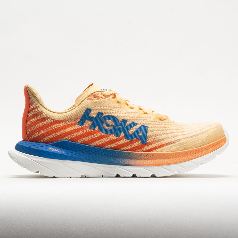 HOKA Mach 5 Men's Running Shoes Impala/Vibrant Orange Size 13 Width D - Medium