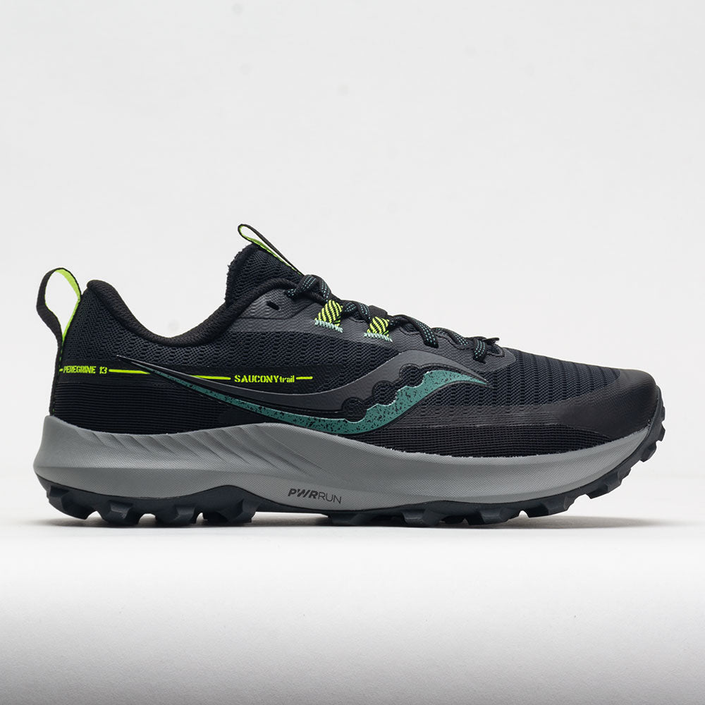 Saucony Peregrine 13 Men's Glade/Black – Holabird Sports