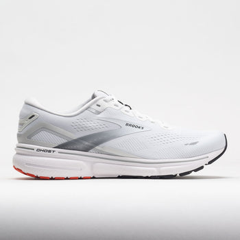 Brooks Ghost 15 Men's White/Black/Flame (Item #049429)