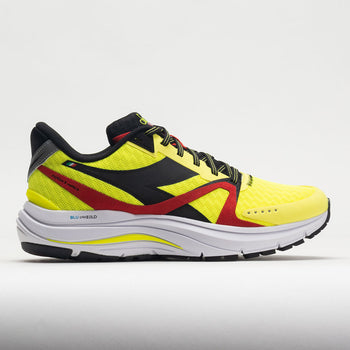 Diadora Mythos Blushield 8 Vortice Men's Yellow Fluo/Black/Fiery Red (Item #049521)