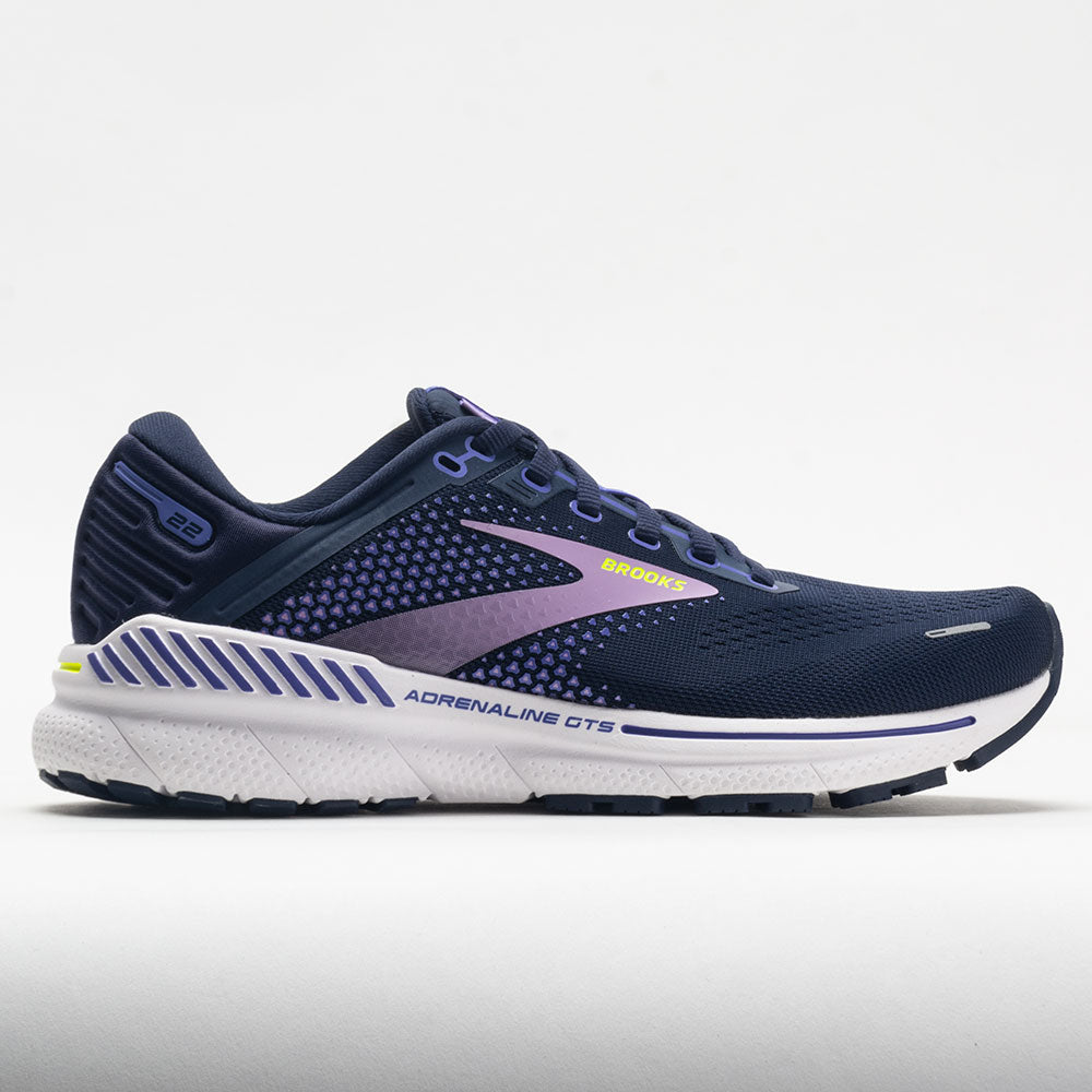 Brooks Adrenaline GTS 22 Women's Running Shoes Peacoat/Blue Iris/Rhapsody Size 8.5 Width B - Medium