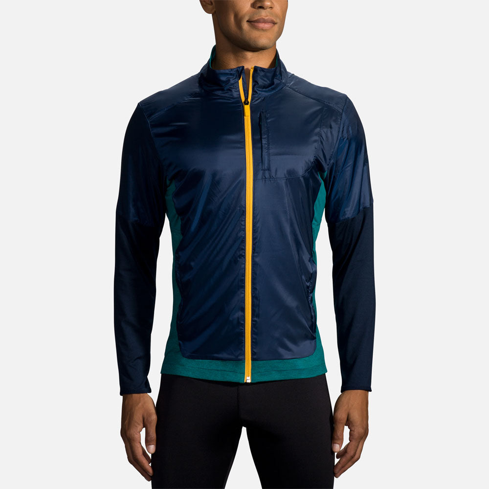 brooks jackets mens blue