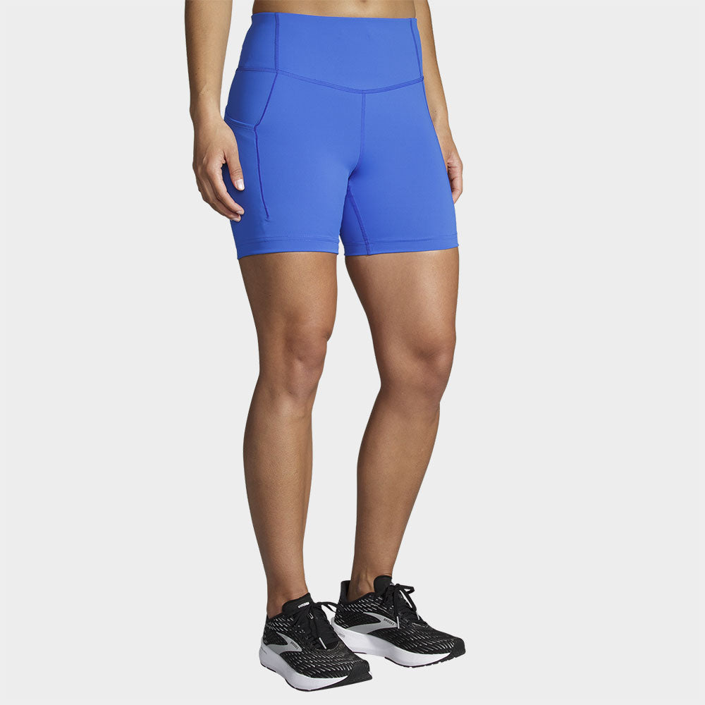 Brooks Method 5" Short Tight Women's Running Apparel Bluetiful, Size XXL