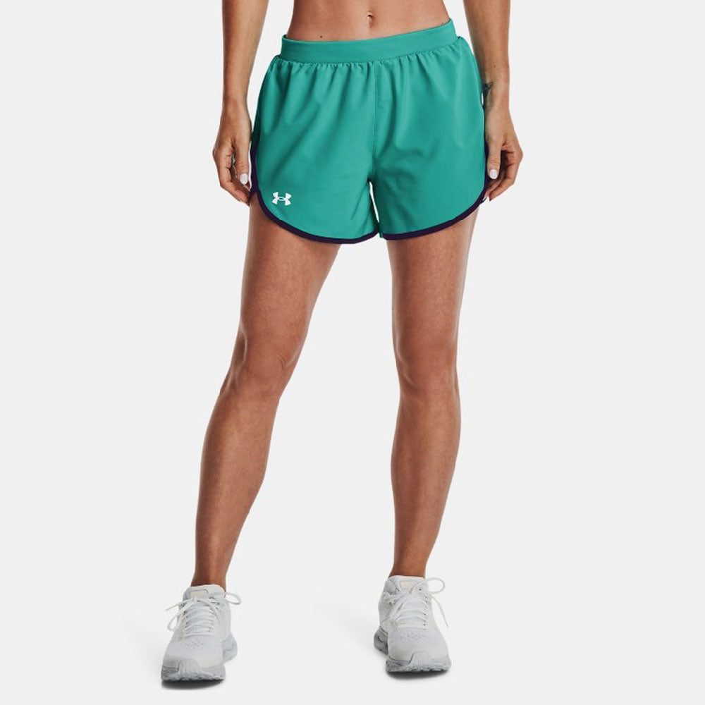 Under Armour Fly-By Elite 5"" Shorts Women's Running Apparel Neptune, Size XS