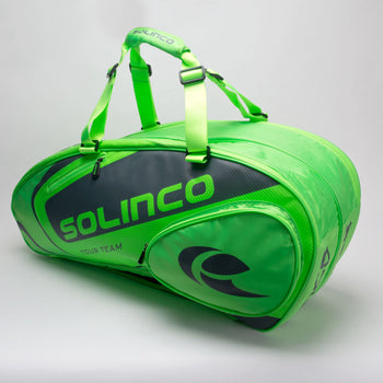 Solinco Tour 6-Pack Racquet Bag Neon Green (Item #073146)