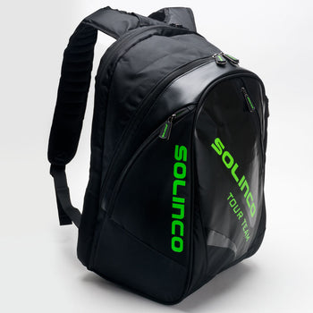Solinco Tour Backpack Black/Neon Green (Item #073229)