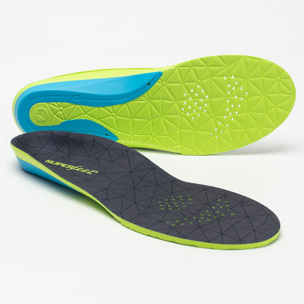 Superfeet FLEXmax Foam Insoles - Emerald - 11.5-13 Men  12.5-14 Women