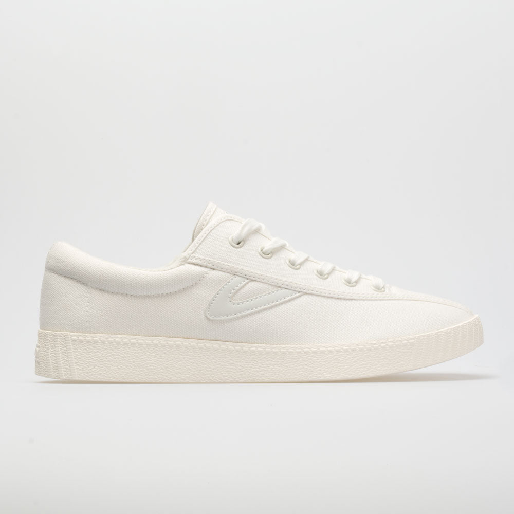 white canvas tennis shoes