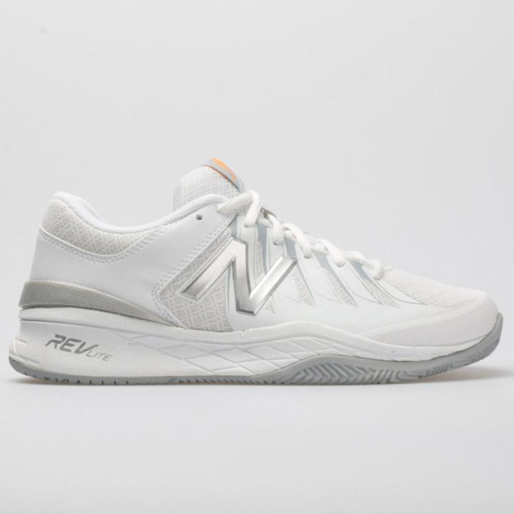 New Balance 1006 Women's Tennis Shoes White/Silver Size 8.5 Width B - Medium