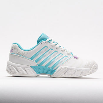 K-Swiss Bigshot Light 4 Women's Brilliant WhiteAngel Blue/Sheer Lilac (Item #116921)