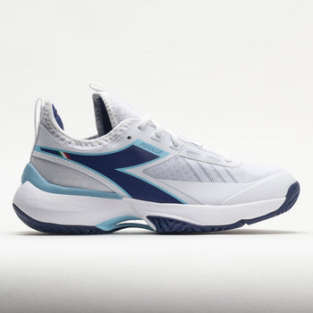 Diadora Finale AG Women's White/Blue Print (Item #117033)