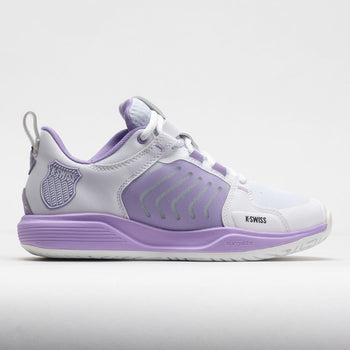 K-Swiss Ultrashot Team Women's White/Purple Rose/Moonless Night (Item #117137)