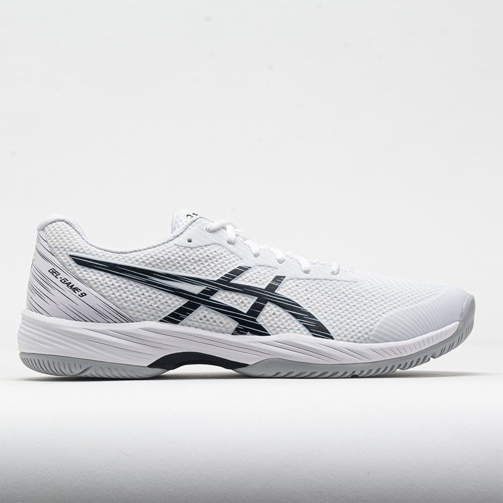 ASICS GEL-Game 9 Men's Tennis Shoes White/Black Size 9.5 Width D - Medium