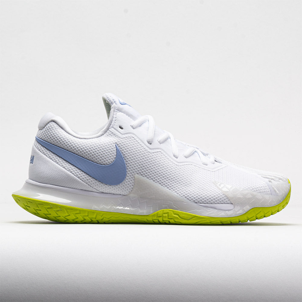 Nike Zoom Vapor Cage 4 Rafa Men's Tennis Shoes White/Cobalt Bliss/Bright Cactus Size 12 Width D - Medium