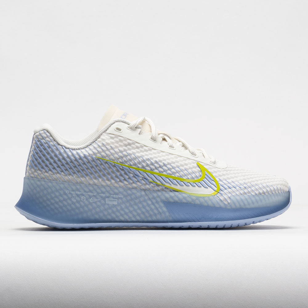 Nike Zoom Vapor 11 Women's Tennis Shoes Sail/Bright Cactus/Cobalt Bliss Size 8 Width B - Medium