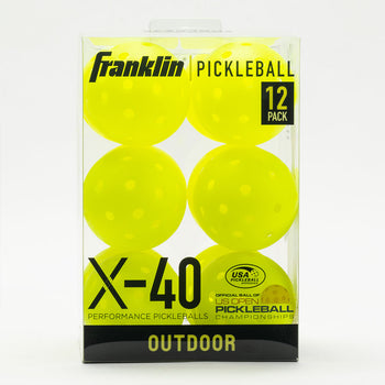 Franklin X-40 Outdoor Pickleball 12 Pack (Item #360329)