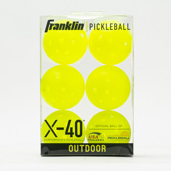Franklin X-40 Outdoor Pickleball 6 Pack (Item #360399)