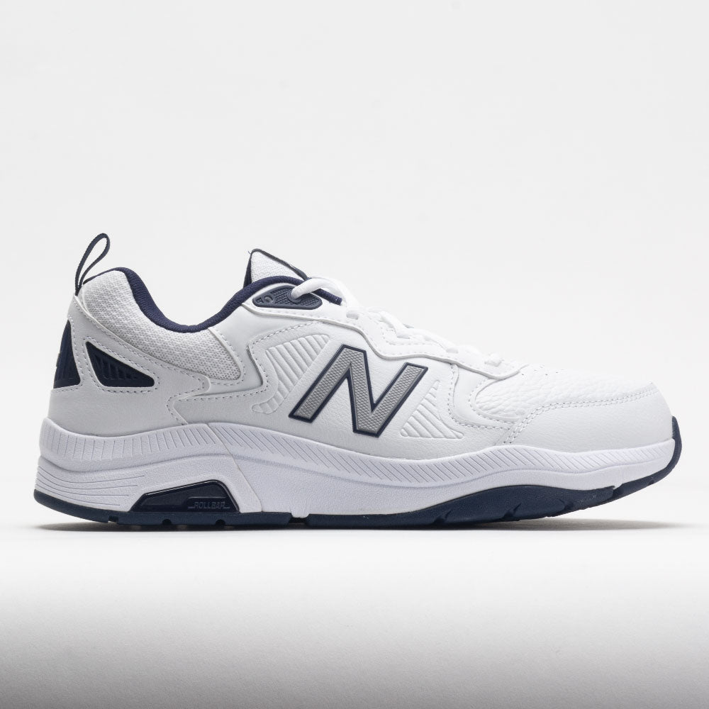 New Balance 857v3 Men's Training Shoes White/Navy Size 8 Width EE - Wide
