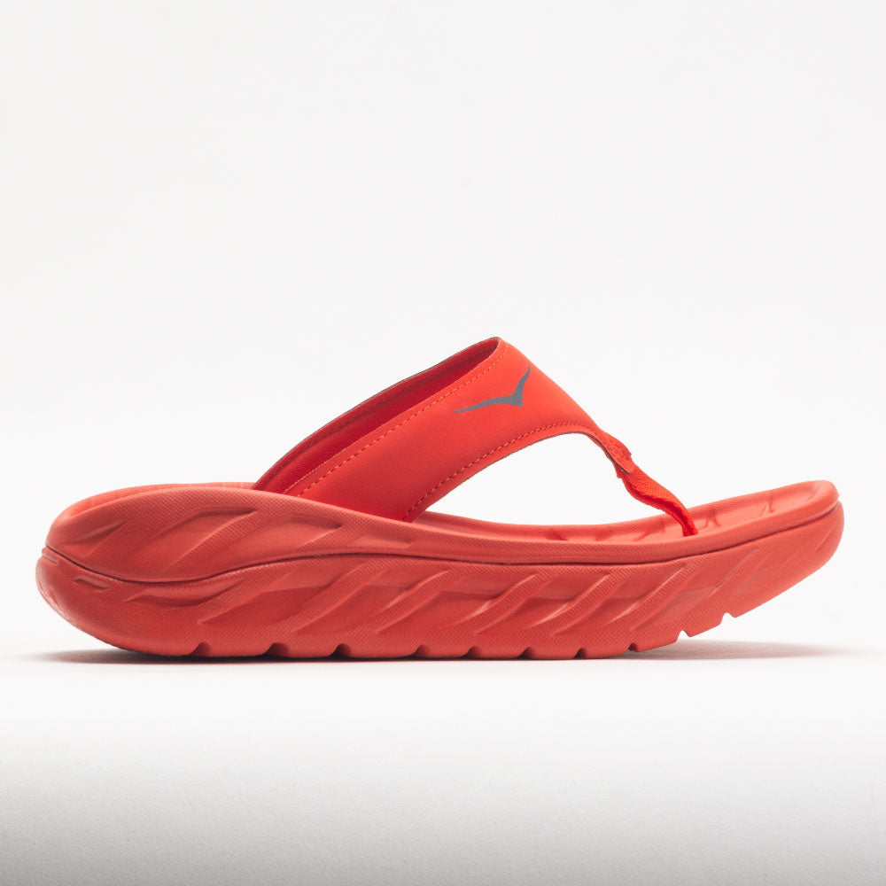 HOKA Ora Recovery Flip Women's Sandals & Slides Fiesta/Castlerock Size 6 Width B - Medium