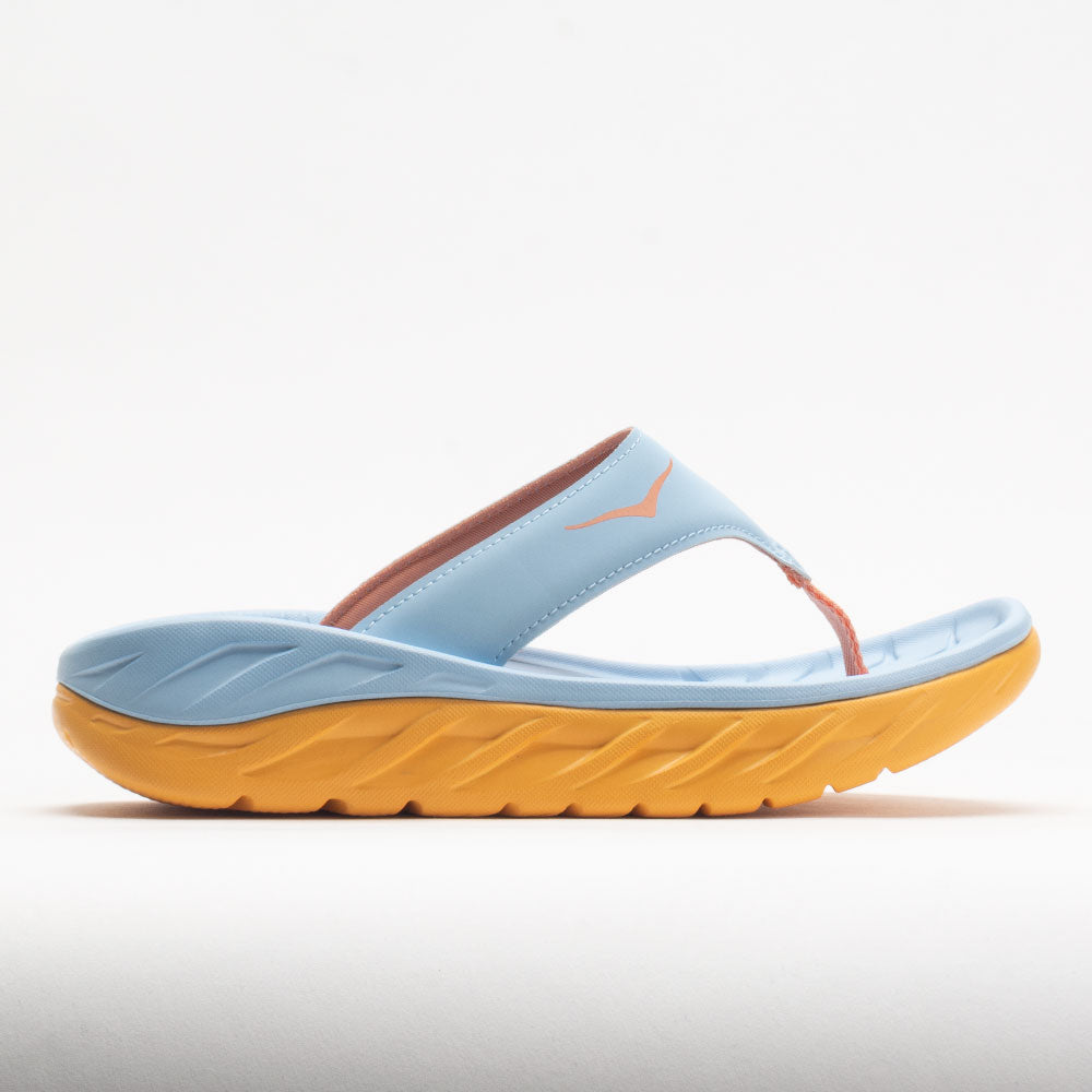 HOKA Ora Recovery Flip Women's Sandals & Slides Summer Song/Amber Yellow Size 5 Width B - Medium