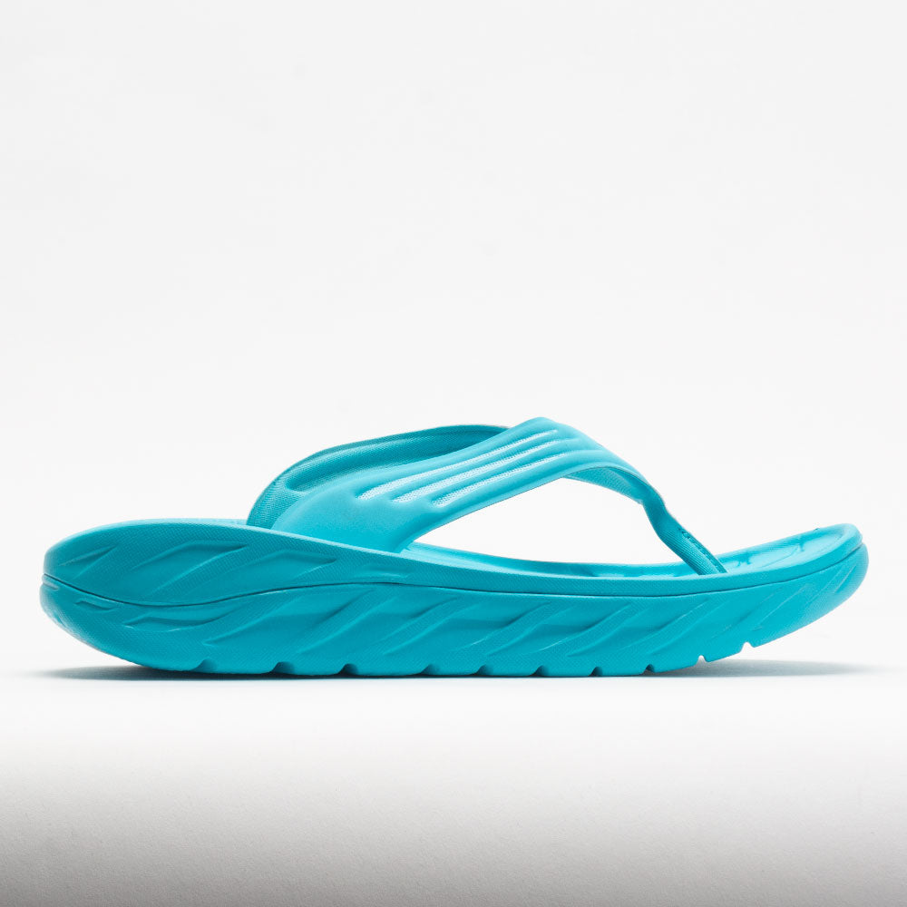 Hoka One One Ora Recovery Flip Men's Sandals & Slides Scuba Blue/Bellwether Blue Size 13 Width D - Medium