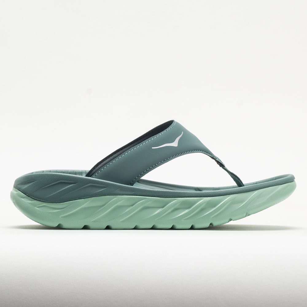 HOKA Ora Recovery Flip Women's Sandals & Slides Trellis/Mist Green Size 7 Width B - Medium
