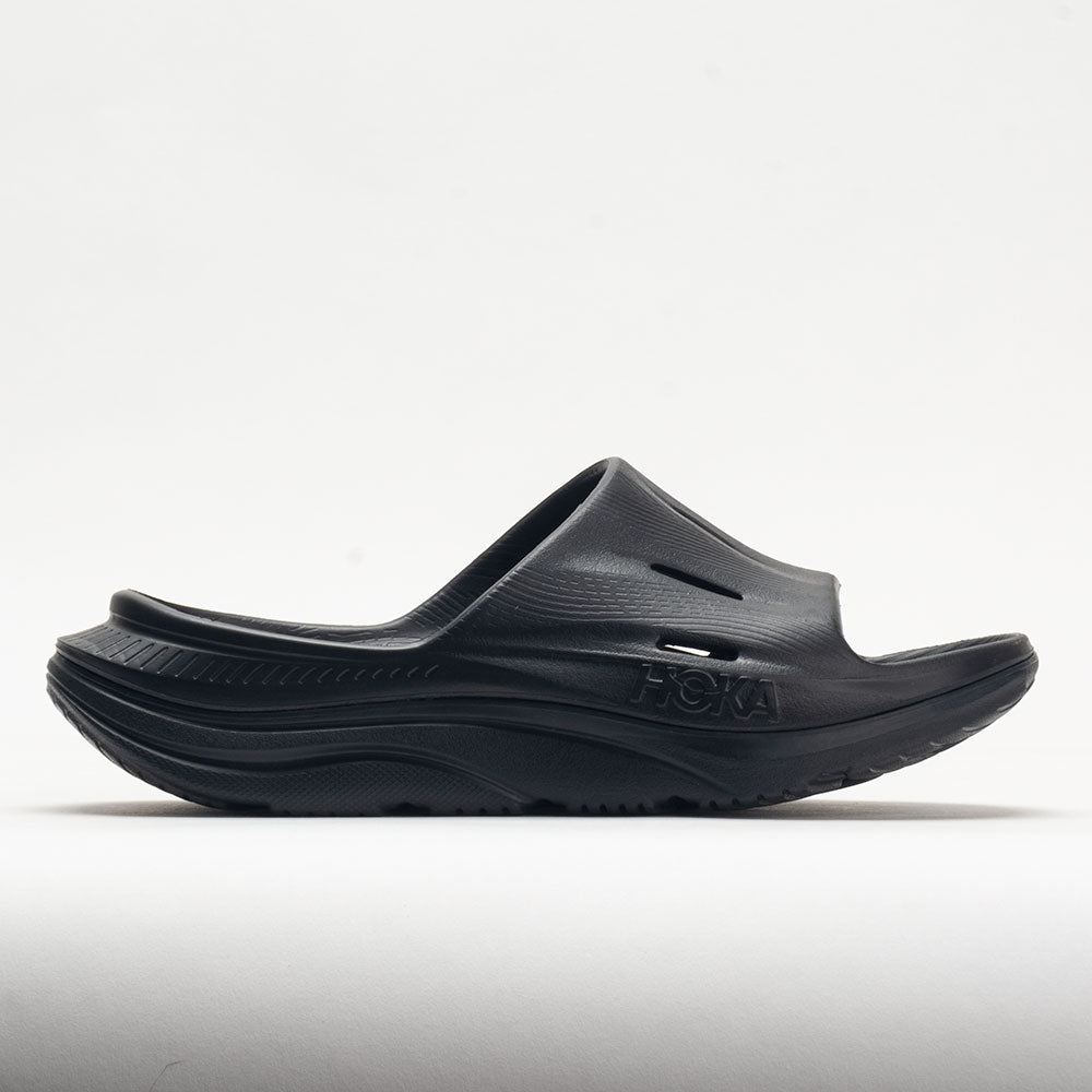 HOKA Ora Recovery Slide 3 Unisex Black/Black Sandals & Slides Size 12 Width Medium