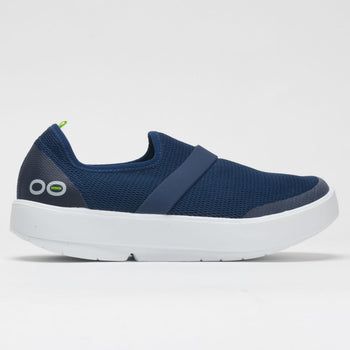 OOFOS OOmg Low Women's White/Navy (Item #631140)